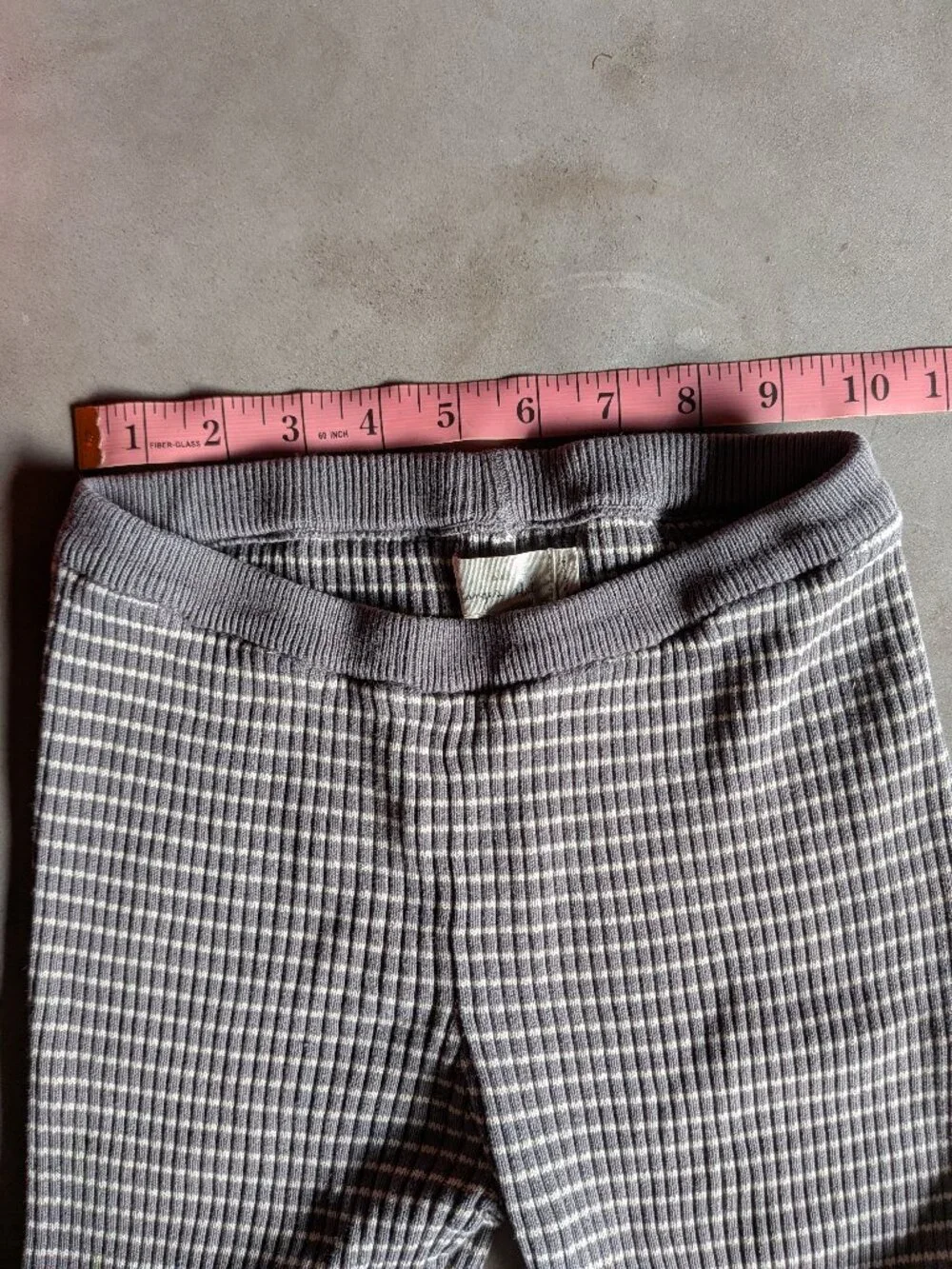 Konges Sløjd Meo Knit Pants - Magnet Houndstooth (Size 7-8Y)